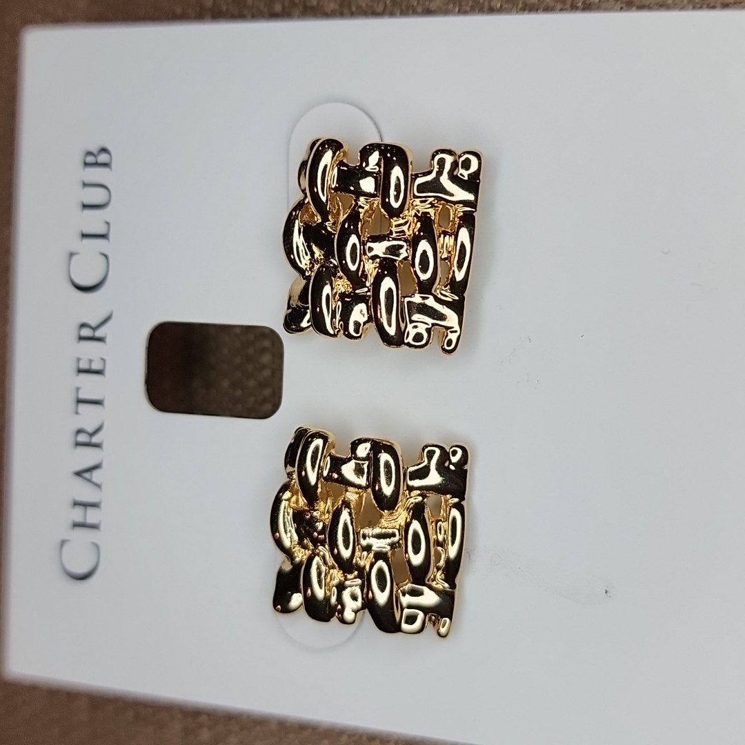 Charter Club Pierced Earrings Nwt